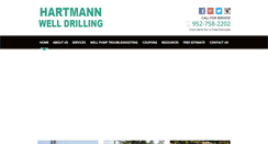 Desktop Screenshot of hartmannwelldrilling.com